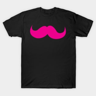 Pink Mustache T-Shirt